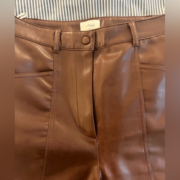 Wilfred Rebel Vegan Leather Pants - Picture 3 of 5